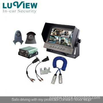 rear view camera visor system with 3G GPS mobile DVR